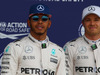 GP GRAN BRETAGNA, 09.07.2016 - Qualifiche, Lewis Hamilton (GBR) Mercedes AMG F1 W07 Hybrid pole position e Nico Rosberg (GER) Mercedes AMG F1 W07 Hybrid second