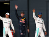 GP GRAN BRETAGNA, 09.07.2016 - Qualifiche, secondo Nico Rosberg (GER) Mercedes AMG F1 W07 Hybrid, terzo Max Verstappen (NED) Red Bull Racing RB12 e Lewis Hamilton (GBR) Mercedes AMG F1 W07 Hybrid pole position