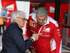 GP GRAN BRETAGNA, 09.07.2016 - Maurizio Arrivabene (ITA) Ferrari Team Principal e Bernie Ecclestone (GBR), President e CEO of FOM