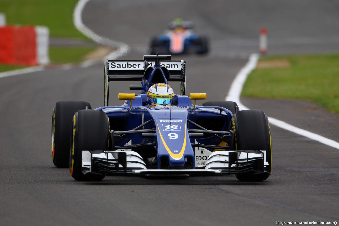 GP GRAN BRETAGNA, 08.07.2016 - Prove Libere 1, Marcus Ericsson (SUE) Sauber C34
