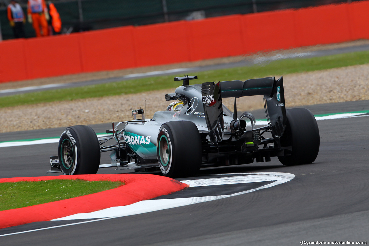 GP GRAN BRETAGNA, 08.07.2016 - Prove Libere 1, Lewis Hamilton (GBR) Mercedes AMG F1 W07 Hybrid