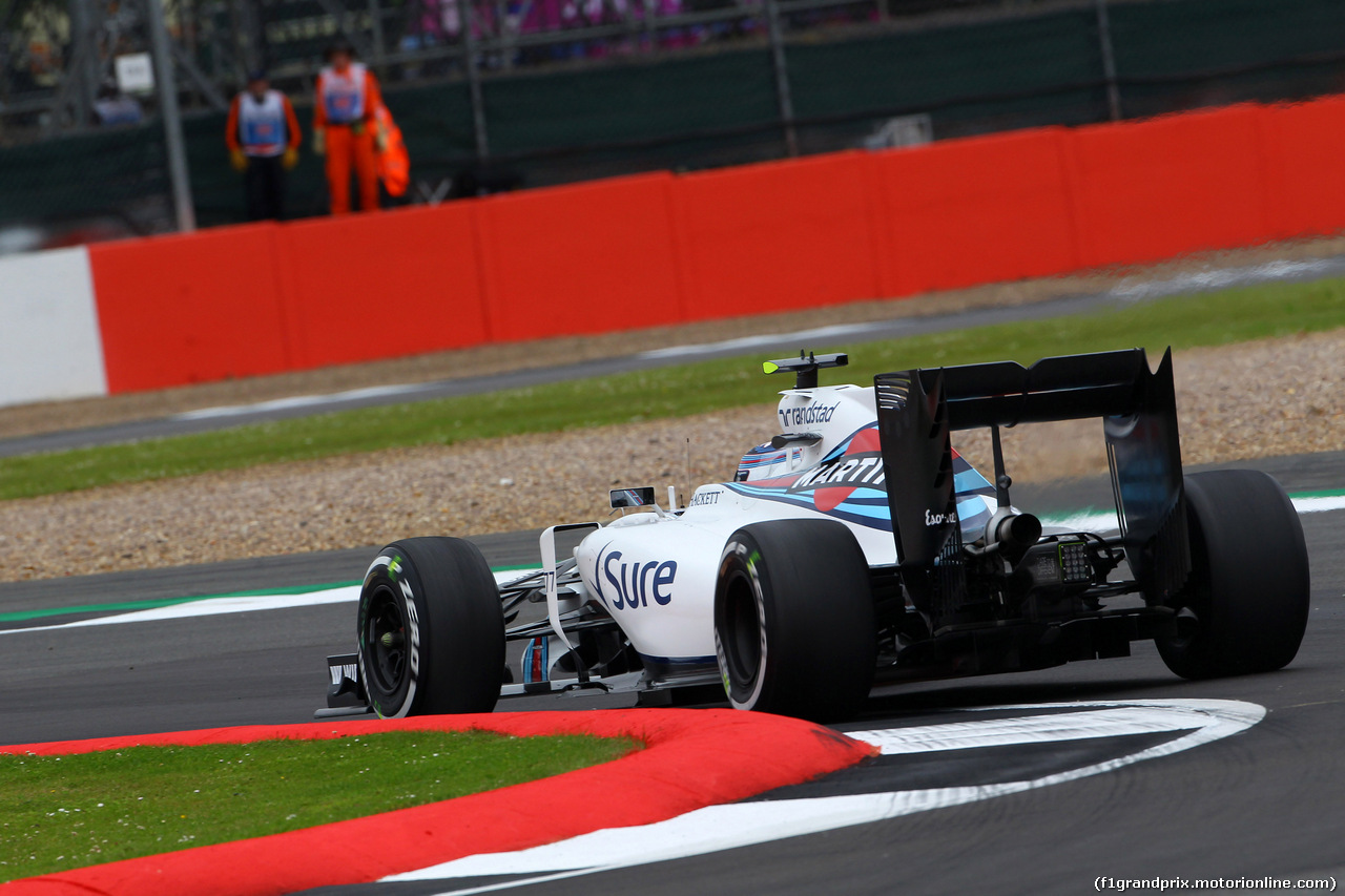 GP GRAN BRETAGNA, 08.07.2016 - Prove Libere 1, Valtteri Bottas (FIN) Williams FW38