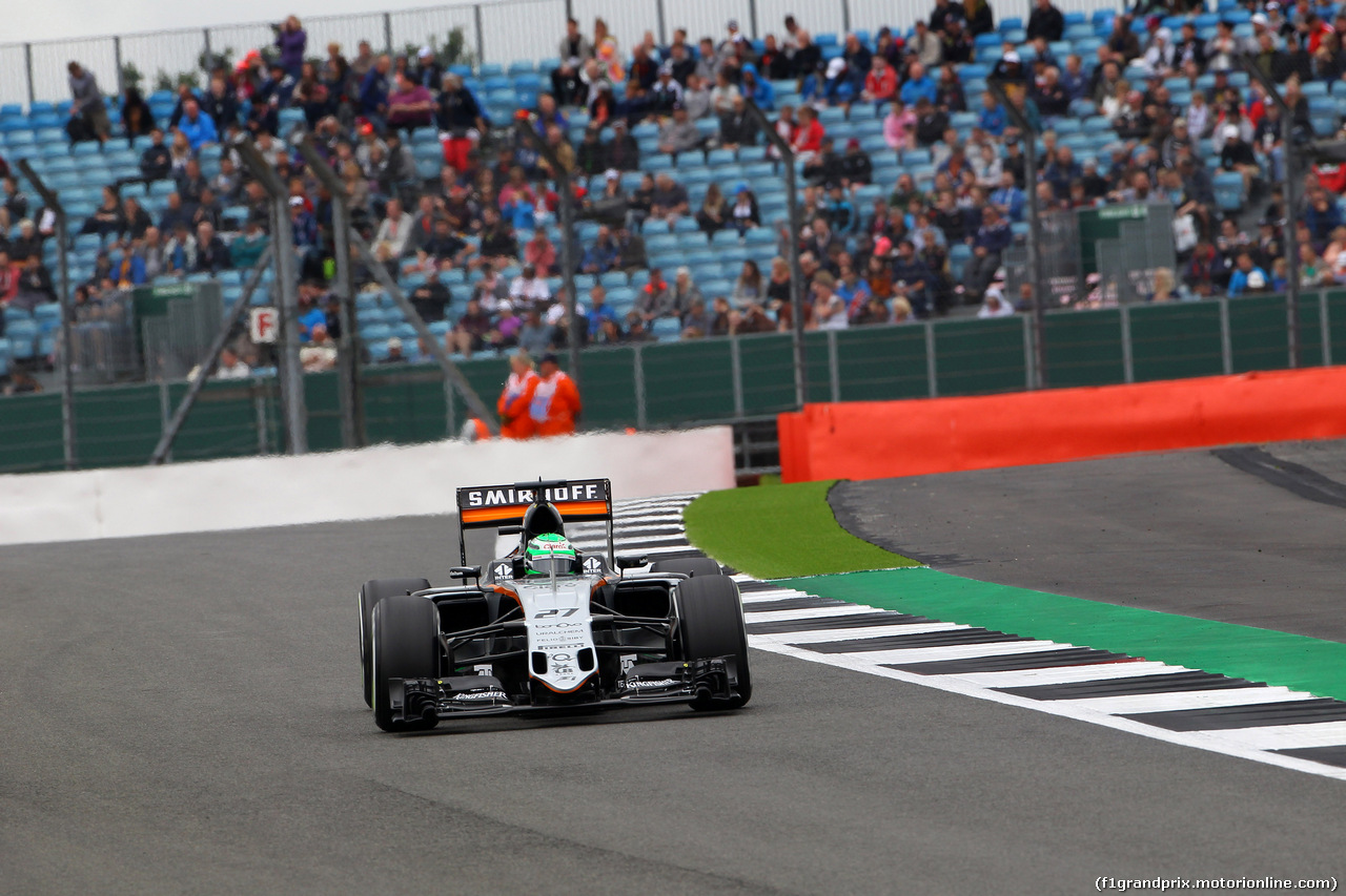 GP GRAN BRETAGNA, 08.07.2016 - Prove Libere 1, Nico Hulkenberg (GER) Sahara Force India F1 VJM09