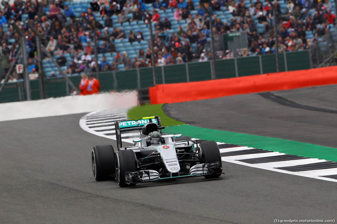 GP GRAN BRETAGNA, 08.07.2016 - Prove Libere 1, Nico Rosberg (GER) Mercedes AMG F1 W07 Hybrid