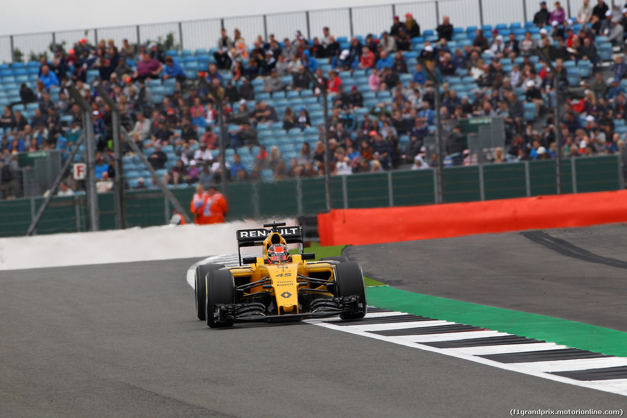 GP GRAN BRETAGNA, 08.07.2016 - Prove Libere 1, Esteban Ocon (FRA) Renault Sport Formula One Team Test Driver