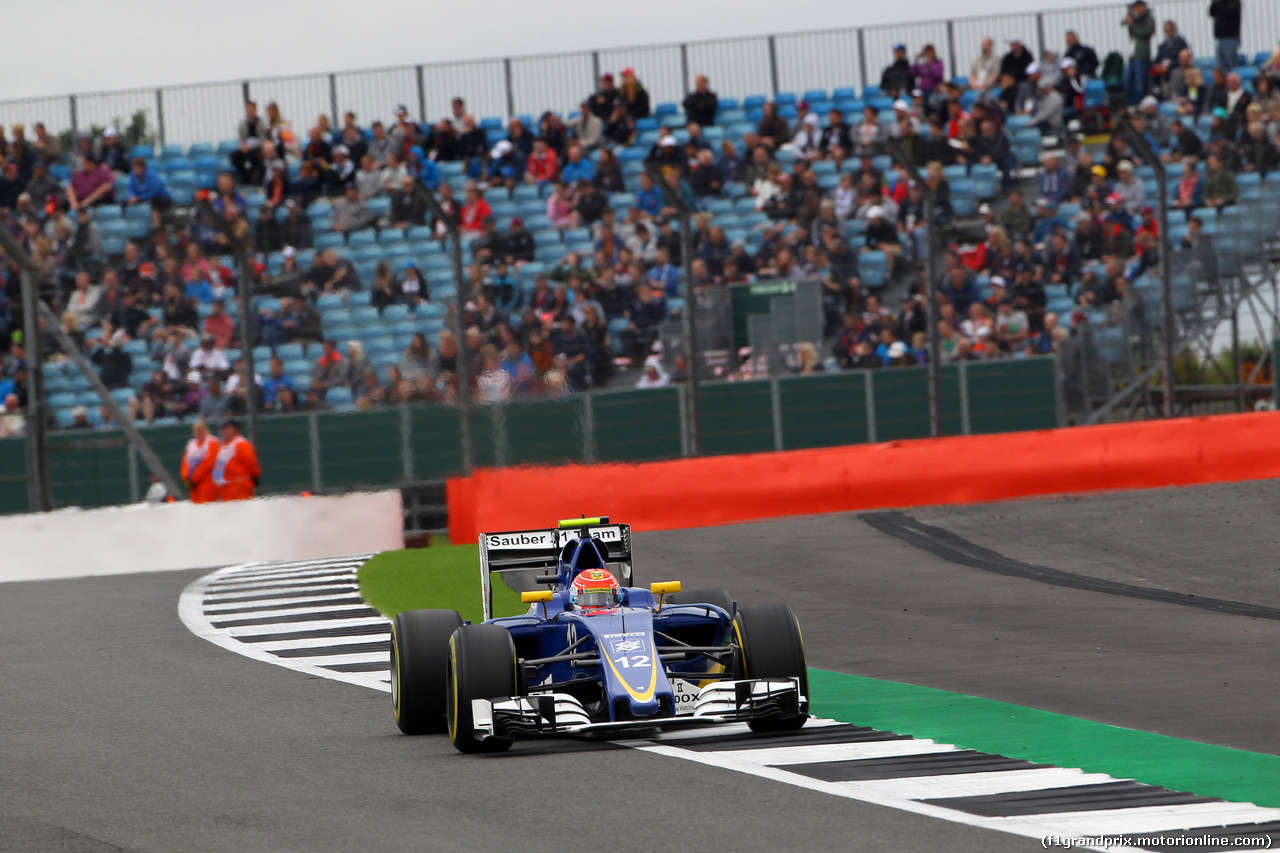 GP GRAN BRETAGNA, 08.07.2016 - Prove Libere 1, Felipe Nasr (BRA) Sauber C34