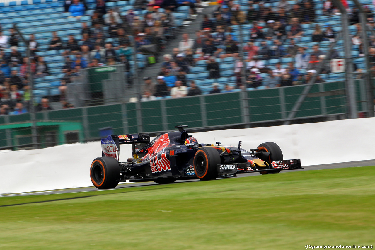 GP GRAN BRETAGNA, 08.07.2016 - Prove Libere 1, Daniil Kvyat (RUS) Scuderia Toro Rosso STR11