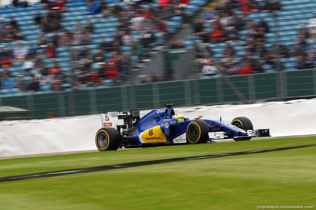 GP GRAN BRETAGNA, 08.07.2016 - Prove Libere 1, Marcus Ericsson (SUE) Sauber C34