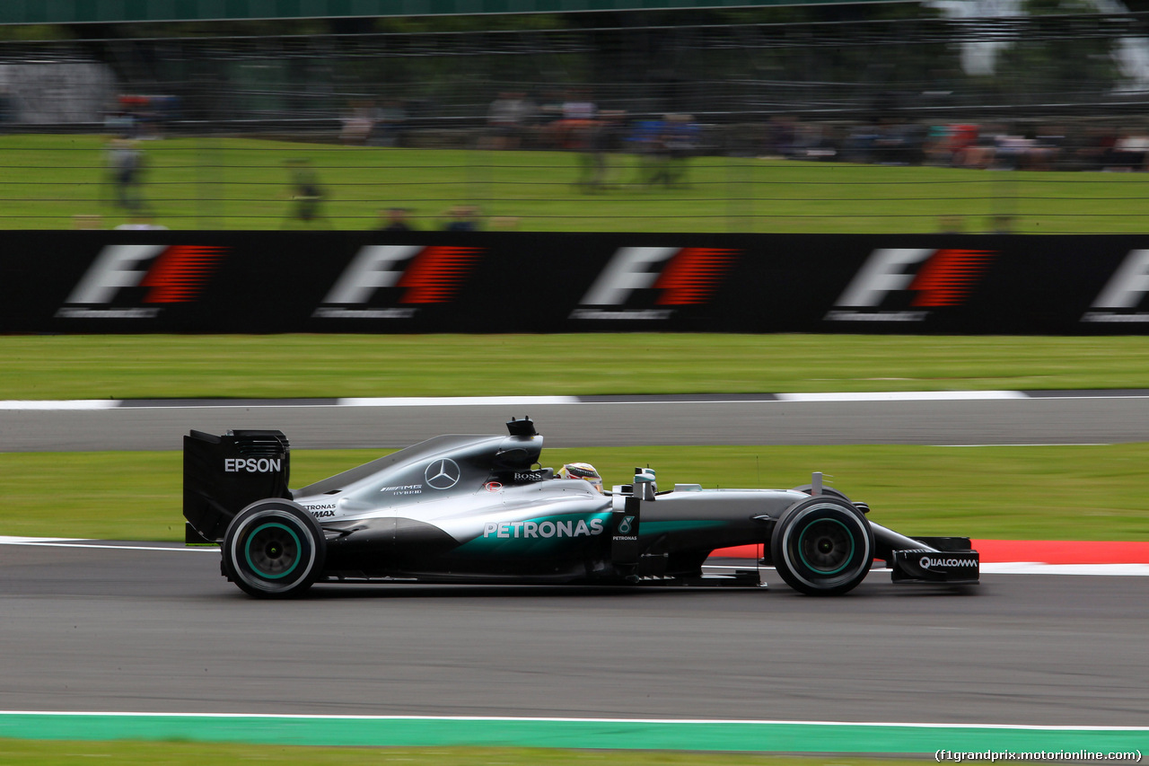 GP GRAN BRETAGNA, 08.07.2016 - Prove Libere 1, Lewis Hamilton (GBR) Mercedes AMG F1 W07 Hybrid