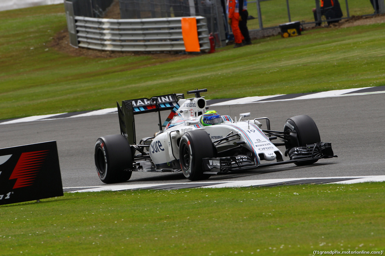 GP GRAN BRETAGNA, 08.07.2016 - Prove Libere 1, Felipe Massa (BRA) Williams FW38