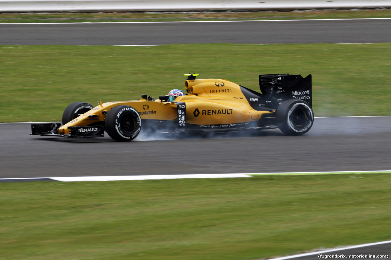 GP GRAN BRETAGNA, 08.07.2016 - Prove Libere 1, Jolyon Palmer (GBR) Renault Sport F1 Team RS16