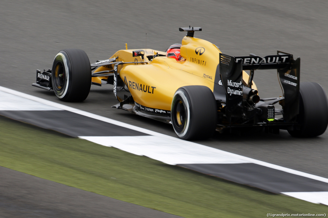 GP GRAN BRETAGNA, 08.07.2016 - Prove Libere 1, Jolyon Palmer (GBR) Renault Sport F1 Team RS16