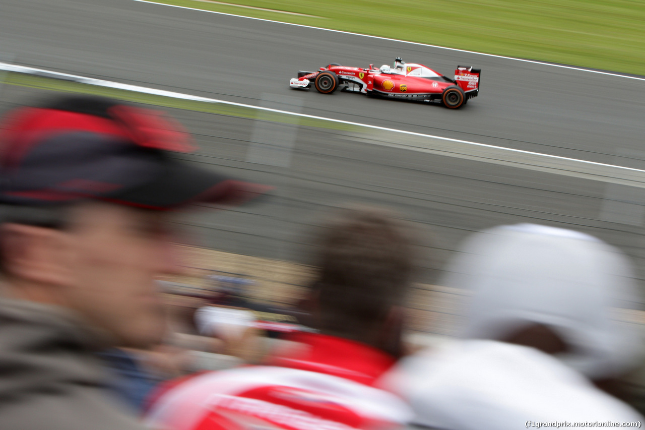 GP GRAN BRETAGNA, 08.07.2016 - Prove Libere 1, Sebastian Vettel (GER) Ferrari SF16-H