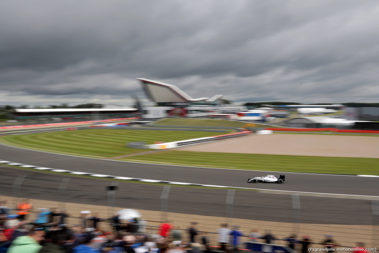 GP GRAN BRETAGNA, 08.07.2016 - Prove Libere 1, Valtteri Bottas (FIN) Williams FW38