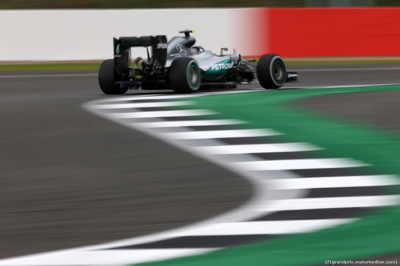 GP GRAN BRETAGNA, 08.07.2016 - Prove Libere 1, Nico Rosberg (GER) Mercedes AMG F1 W07 Hybrid