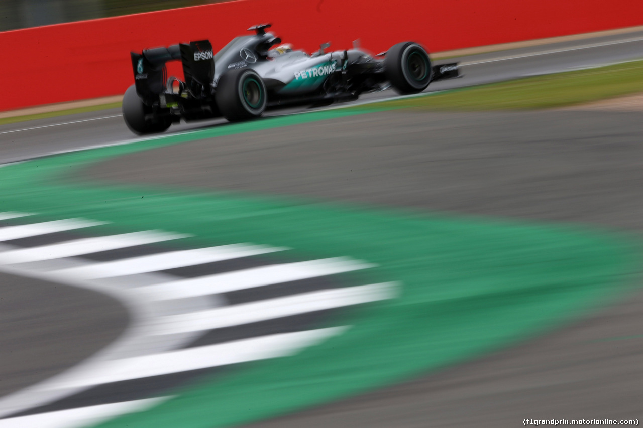 GP GRAN BRETAGNA, 08.07.2016 - Prove Libere 1, Lewis Hamilton (GBR) Mercedes AMG F1 W07 Hybrid