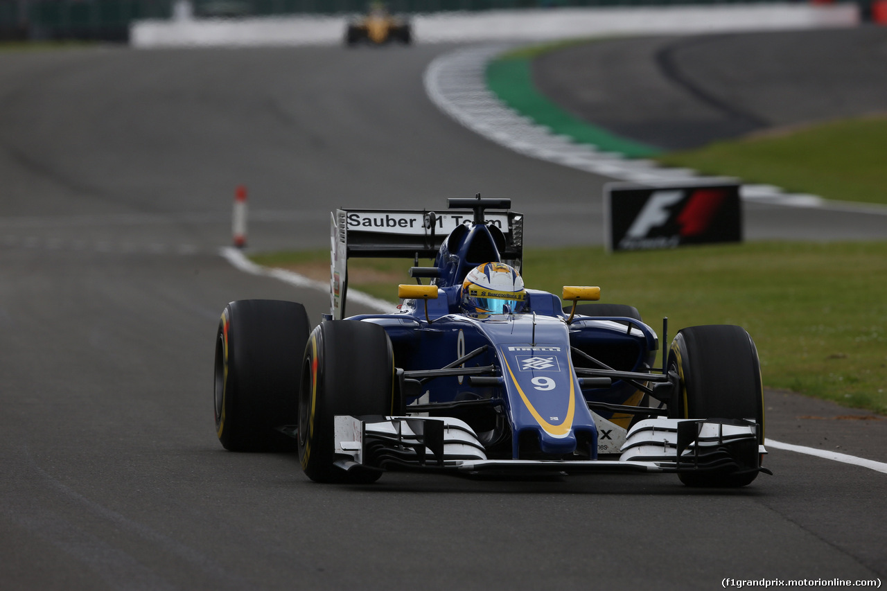 GP GRAN BRETAGNA, 08.07.2016 - Prove Libere 1, Marcus Ericsson (SUE) Sauber C34