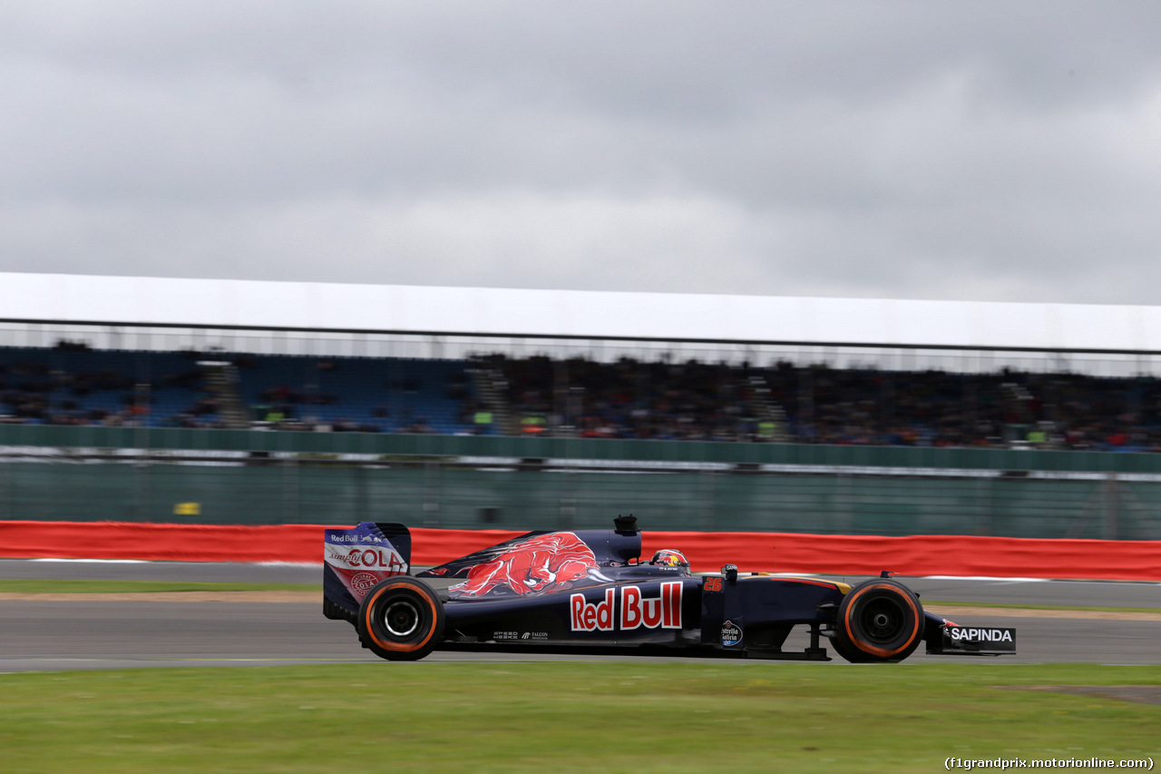 GP GRAN BRETAGNA, 08.07.2016 - Prove Libere 1, Daniil Kvyat (RUS) Scuderia Toro Rosso STR11