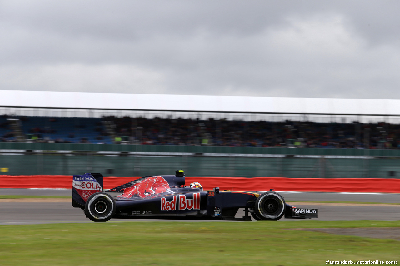 GP GRAN BRETAGNA, 08.07.2016 - Prove Libere 1, Carlos Sainz Jr (ESP) Scuderia Toro Rosso STR11