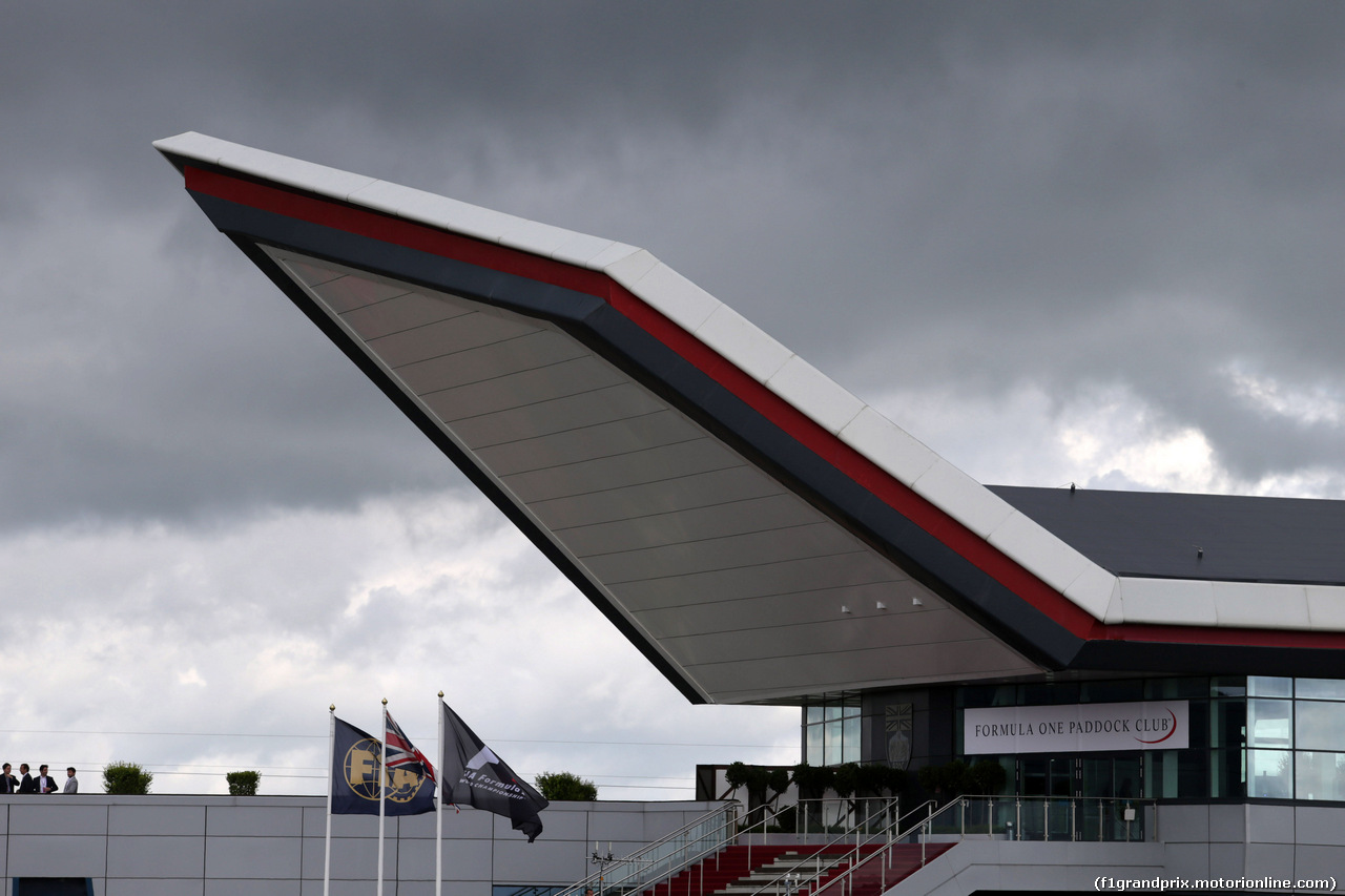 GP GRAN BRETAGNA, 08.07.2016 - Prove Libere 1, Flags