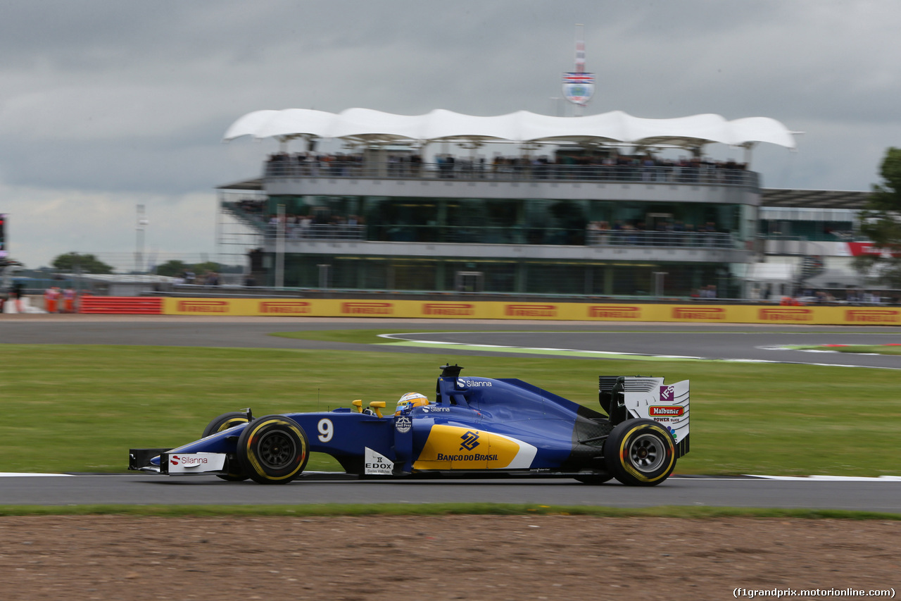 GP GRAN BRETAGNA, 08.07.2016 - Prove Libere 1, Marcus Ericsson (SUE) Sauber C34