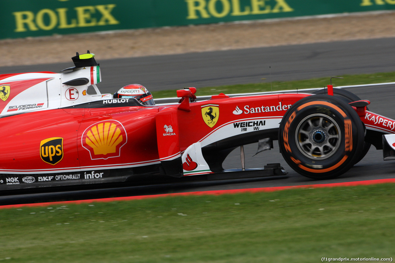 GP GRAN BRETAGNA, 08.07.2016 - Prove Libere 2, Kimi Raikkonen (FIN) Ferrari SF16-H