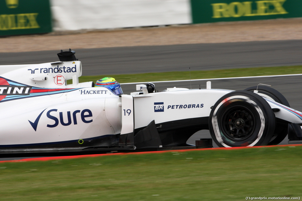 GP GRAN BRETAGNA, 08.07.2016 - Prove Libere 2, Felipe Massa (BRA) Williams FW38
