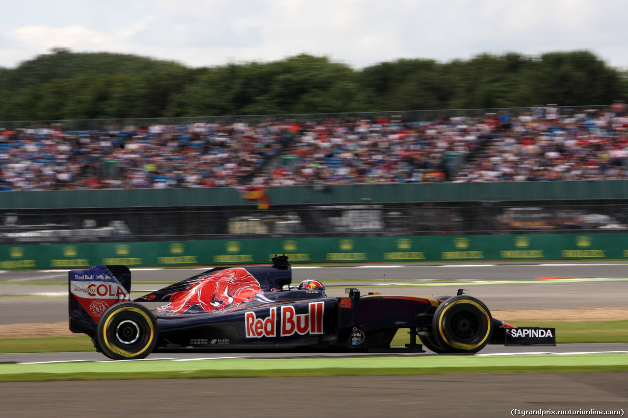 GP GRAN BRETAGNA, 08.07.2016 - Prove Libere 2, Daniil Kvyat (RUS) Scuderia Toro Rosso STR11
