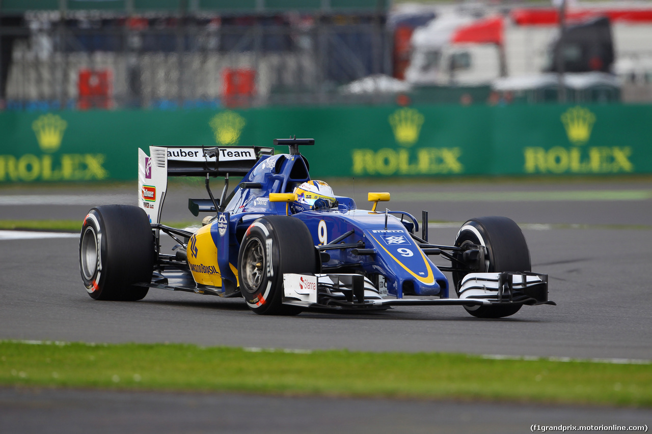 GP GRAN BRETAGNA, 08.07.2016 - Prove Libere 2, Marcus Ericsson (SUE) Sauber C34