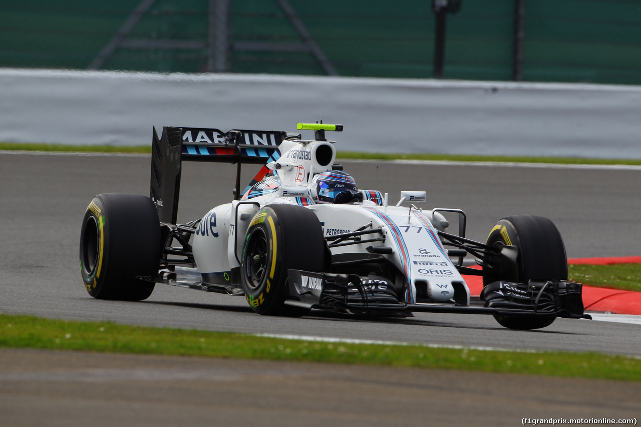 GP GRAN BRETAGNA, 08.07.2016 - Prove Libere 2, Valtteri Bottas (FIN) Williams FW38