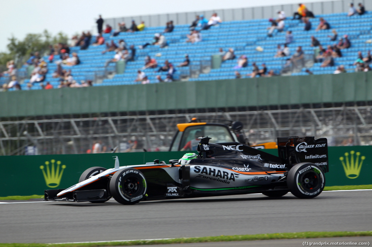 GP GRAN BRETAGNA, 08.07.2016 - Prove Libere 2, Nico Hulkenberg (GER) Sahara Force India F1 VJM09