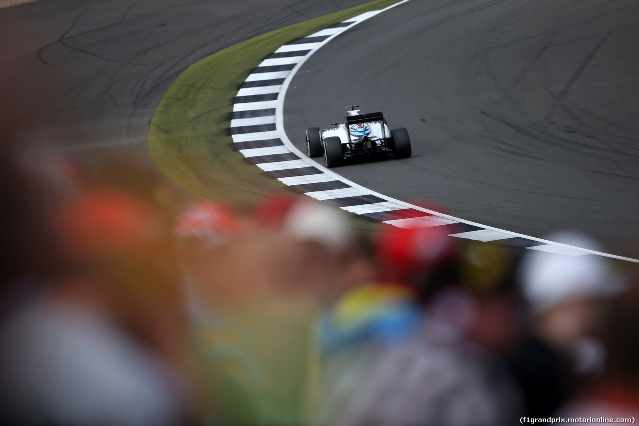 GP GRAN BRETAGNA, 08.07.2016 - Prove Libere 2, Valtteri Bottas (FIN) Williams FW38