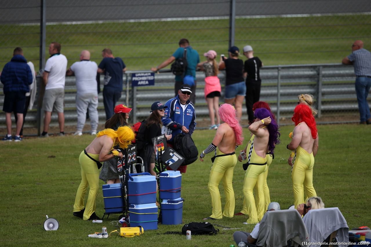 GP GRAN BRETAGNA, 08.07.2016 - Prove Libere 2, Fans