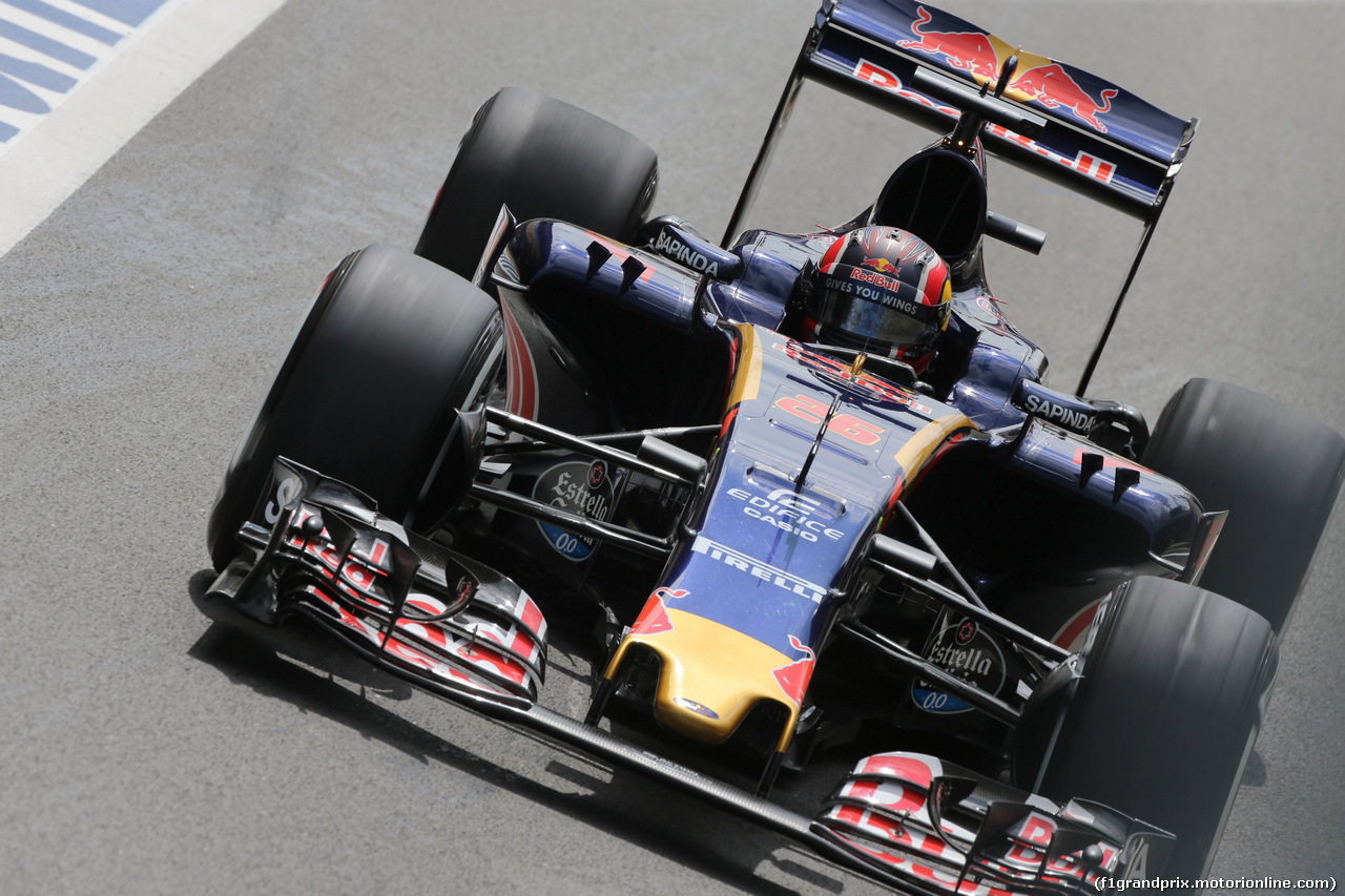 GP GRAN BRETAGNA, 08.07.2016 - Prove Libere 2, Daniil Kvyat (RUS) Scuderia Toro Rosso STR11