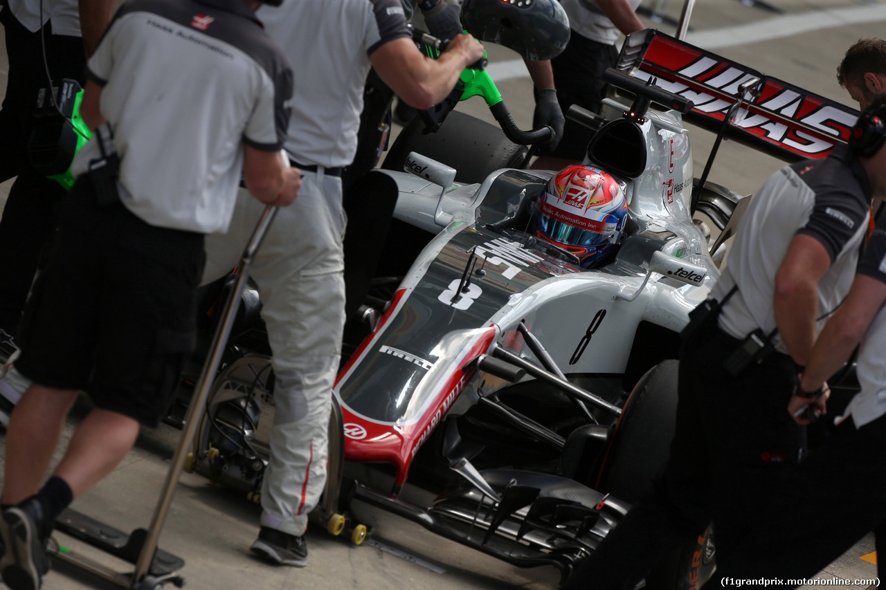 GP GRAN BRETAGNA, 08.07.2016 - Prove Libere 2, Romain Grosjean (FRA) Haas F1 Team VF-16