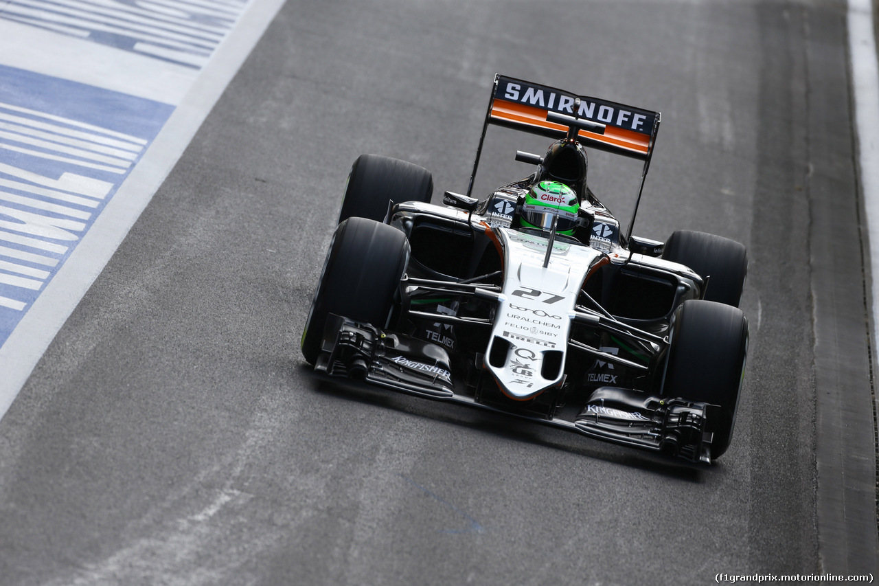 GP GRAN BRETAGNA, 08.07.2016 - Prove Libere 2, Nico Hulkenberg (GER) Sahara Force India F1 VJM09
