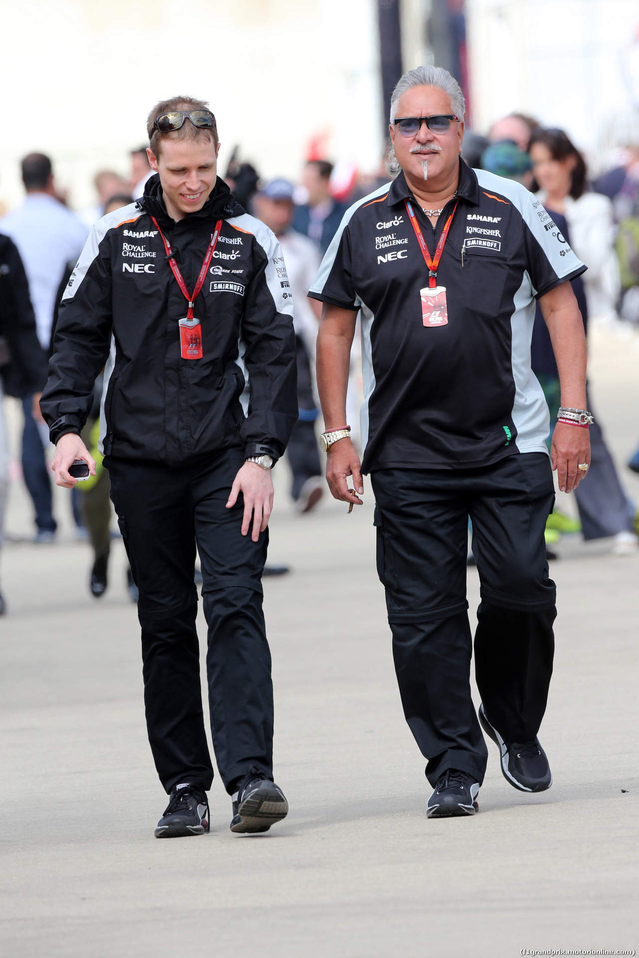 GP GRAN BRETAGNA, 08.07.2016 - Prove Libere 2, Vijay Mallya (IND), Chairman e Managine Director Force India