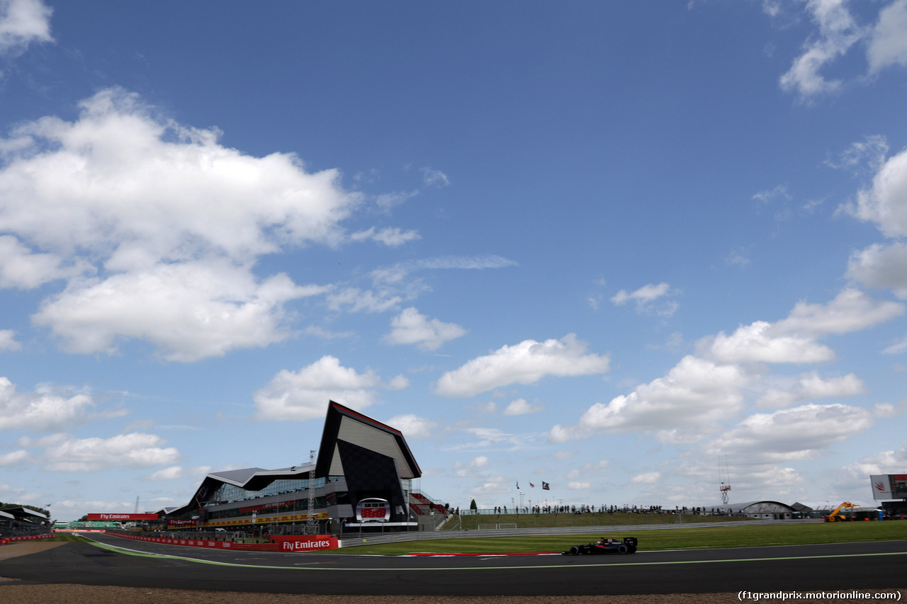 GP GRAN BRETAGNA, 08.07.2016 - Prove Libere 2, Fernando Alonso (ESP) McLaren Honda MP4-31