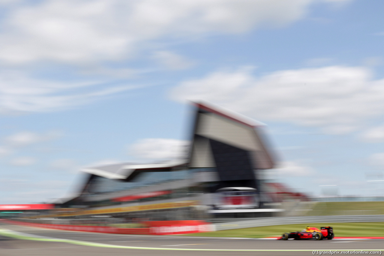 GP GRAN BRETAGNA, 08.07.2016 - Prove Libere 2, Max Verstappen (NED) Red Bull Racing RB12