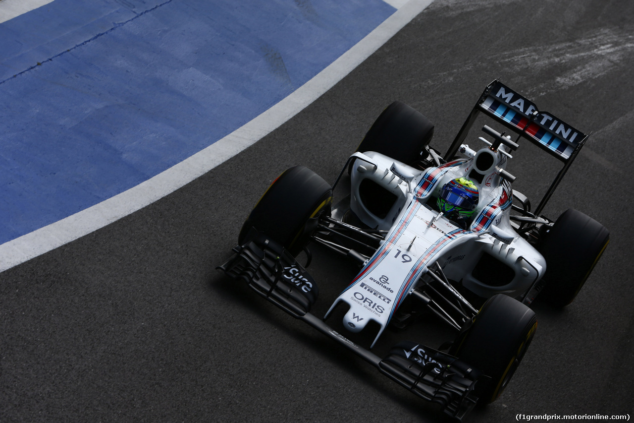 GP GRAN BRETAGNA, 08.07.2016 - Prove Libere 2, Felipe Massa (BRA) Williams FW38