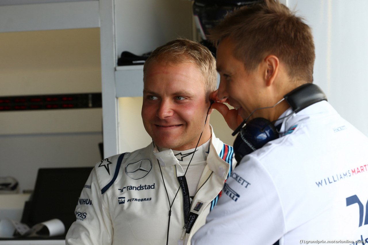 GP GRAN BRETAGNA, 08.07.2016 - Prove Libere 2, Valtteri Bottas (FIN) Williams FW38