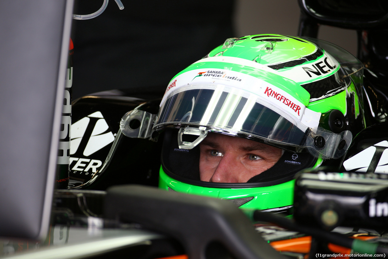 GP GRAN BRETAGNA, 08.07.2016 - Prove Libere 2, Nico Hulkenberg (GER) Sahara Force India F1 VJM09