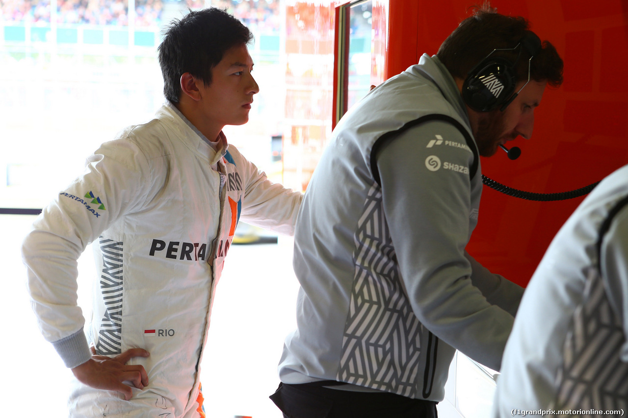 GP GRAN BRETAGNA, 08.07.2016 - Prove Libere 2, Rio Haryanto (IDN) Manor Racing MRT05