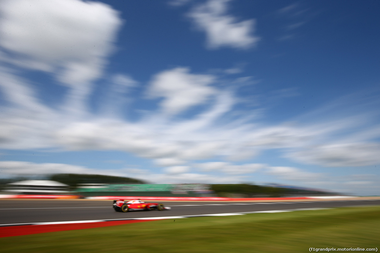 GP GRAN BRETAGNA, 08.07.2016 - Prove Libere 2, Sebastian Vettel (GER) Ferrari SF16-H