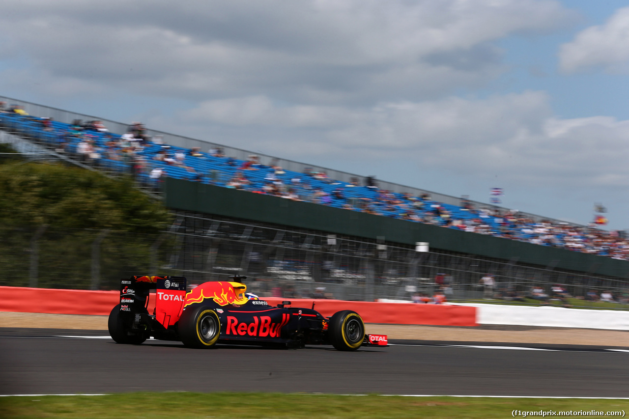 GP GRAN BRETAGNA, 08.07.2016 - Prove Libere 2, Daniel Ricciardo (AUS) Red Bull Racing RB12