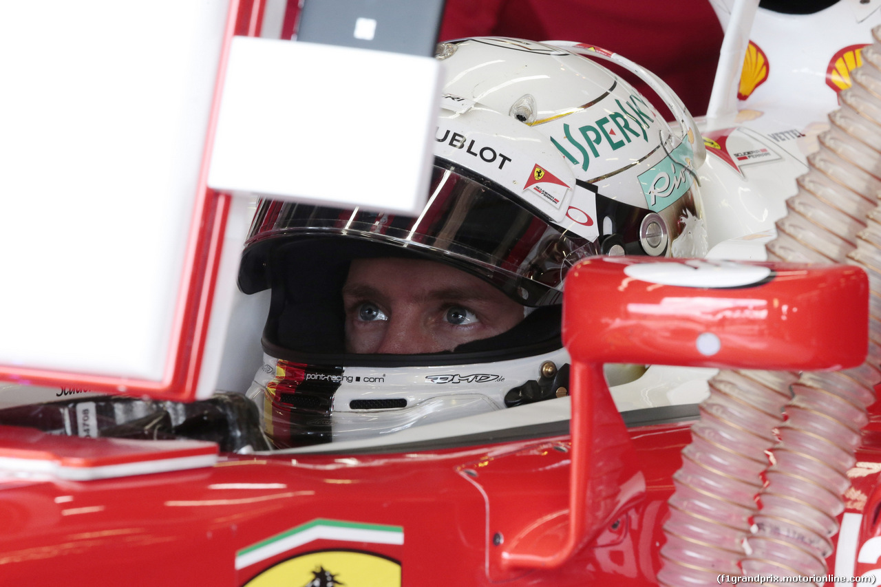 GP GRAN BRETAGNA, 08.07.2016 - Prove Libere 2, Sebastian Vettel (GER) Ferrari SF16-H