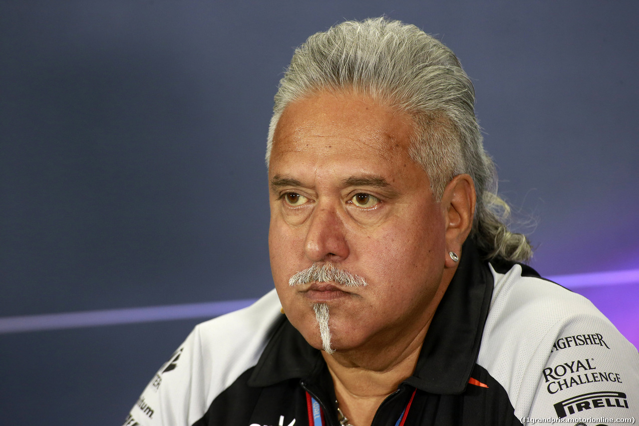 GP GRAN BRETAGNA, 08.07.2016 - Conferenza Stampa, Vijay Mallya (IND), Chairman e Managine Director Force India