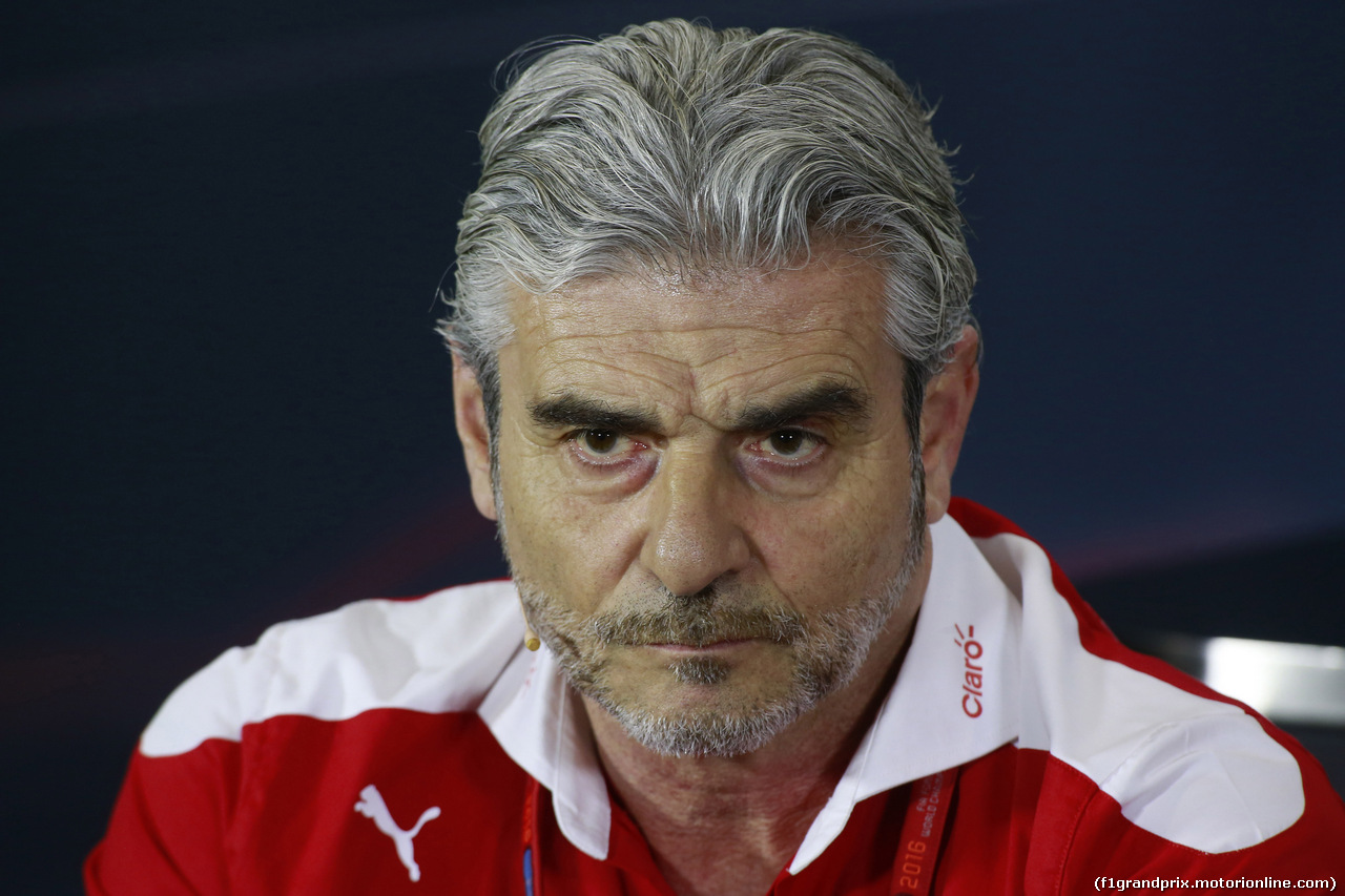 GP GRAN BRETAGNA, 08.07.2016 - Conferenza Stampa, Maurizio Arrivabene (ITA) Ferrari Team Principal