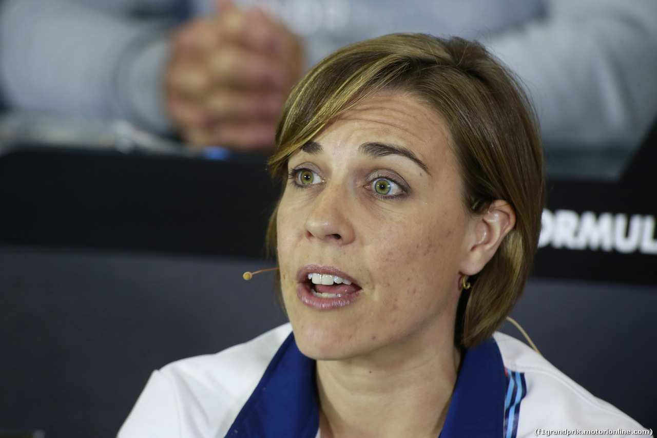GP GRAN BRETAGNA, 08.07.2016 - Conferenza Stampa, Claire Williams (GBR) Williams Deputy Team Principal.
