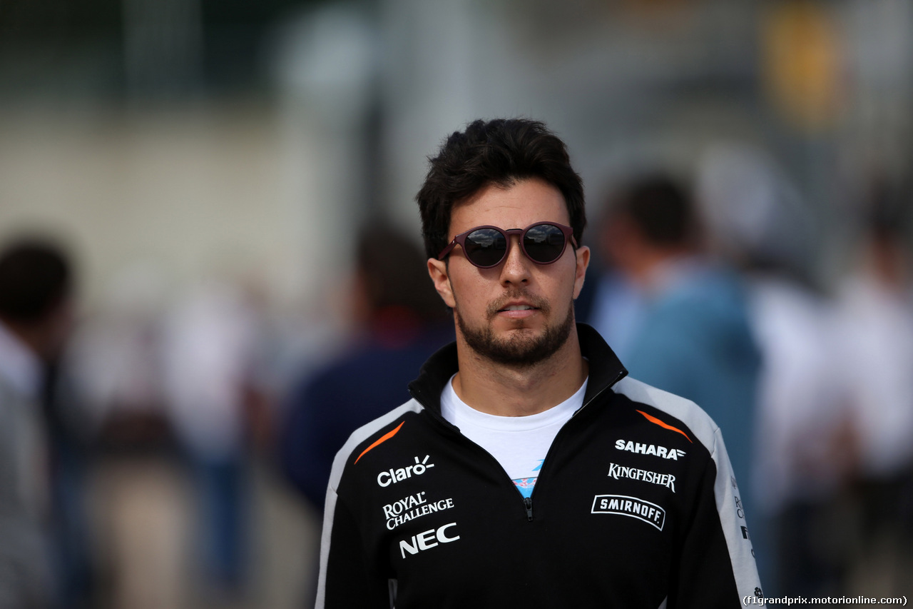 GP GRAN BRETAGNA, 08.07.2016 - Sergio Perez (MEX) Sahara Force India F1 VJM09